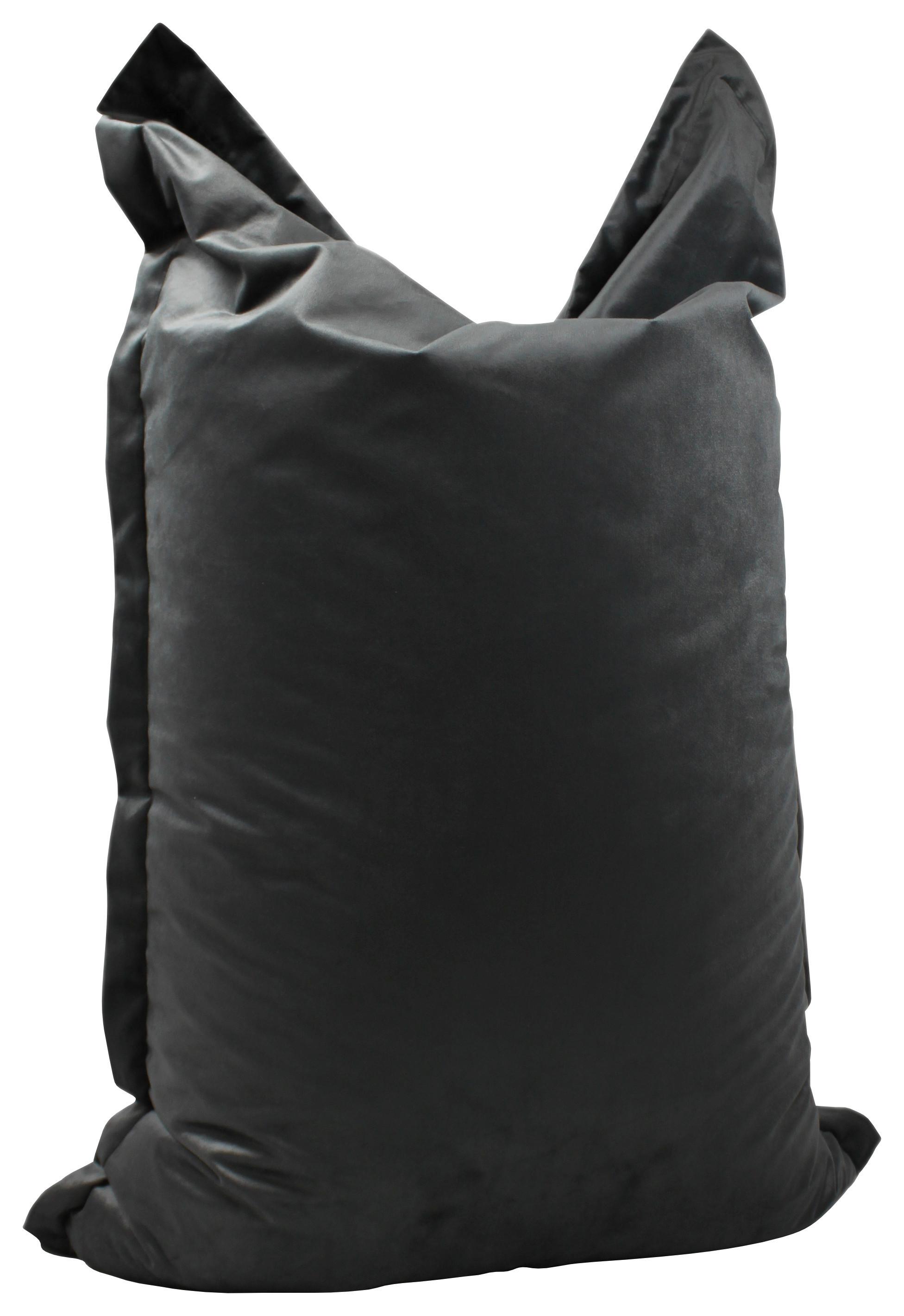 Sedací vak B52, šedá tkanina - šedá, Design, textil (140/100/30cm)