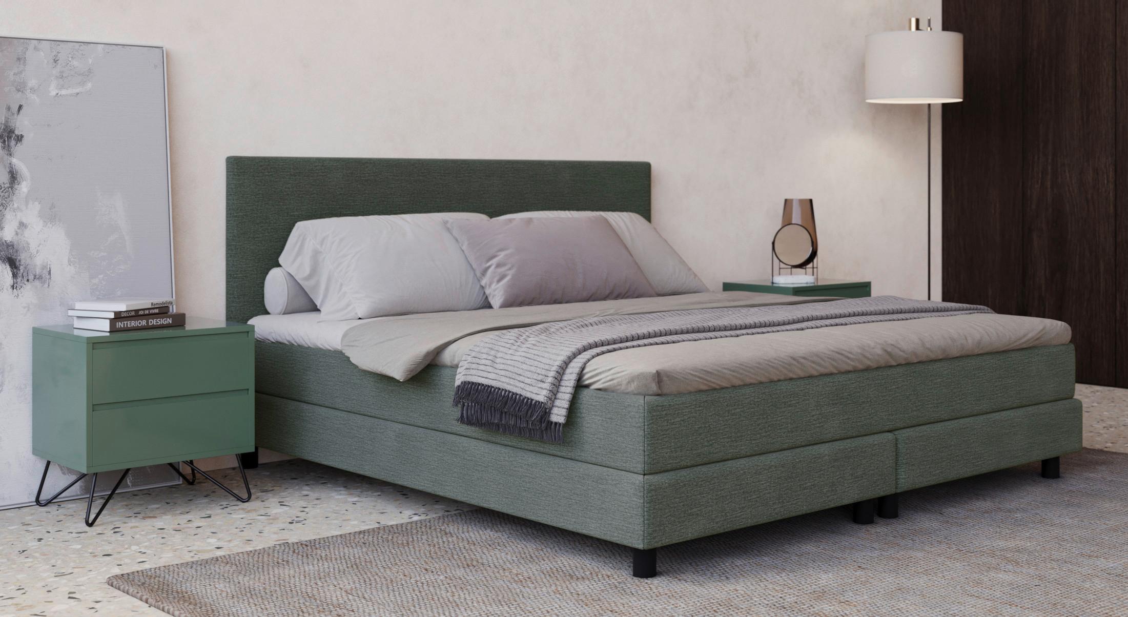 Boxbett mit Topper 140x200 Andorra