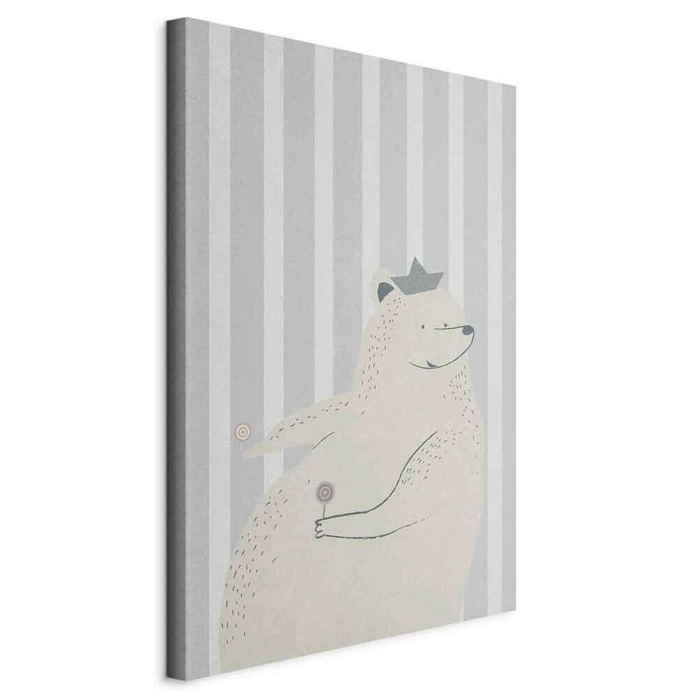 Leinwandbild Grau Hellgrau B: 40 cm