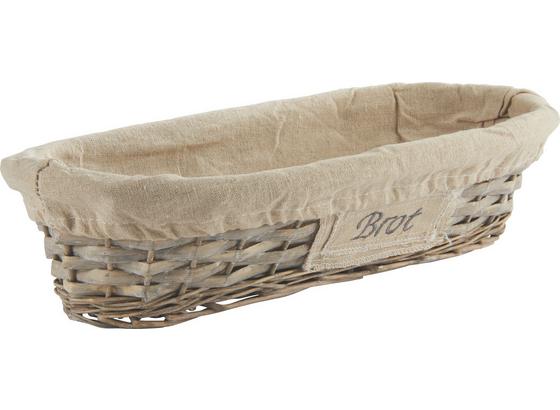 Košík Na Chlieb Oliver - sivá, Romantický / Vidiecky, drevo/prírodné materiály (41/9/18cm) - Mömax modern living Košík Na Chlieb Oliver - sivá, Romantický / Vidiecky, drevo/prírodné materiály (41/9/18cm) - Mömax modern living