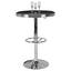 Bartisch American Diner D: 60cm Schwarz - Silberfarben/Schwarz, MODERN, Holzwerkstoff/Textil (60/60/68cm) - Livetastic Bartisch American Diner D: 60cm Schwarz - Silberfarben/Schwarz, MODERN, Holzwerkstoff/Textil (60/60/68cm) - Livetastic