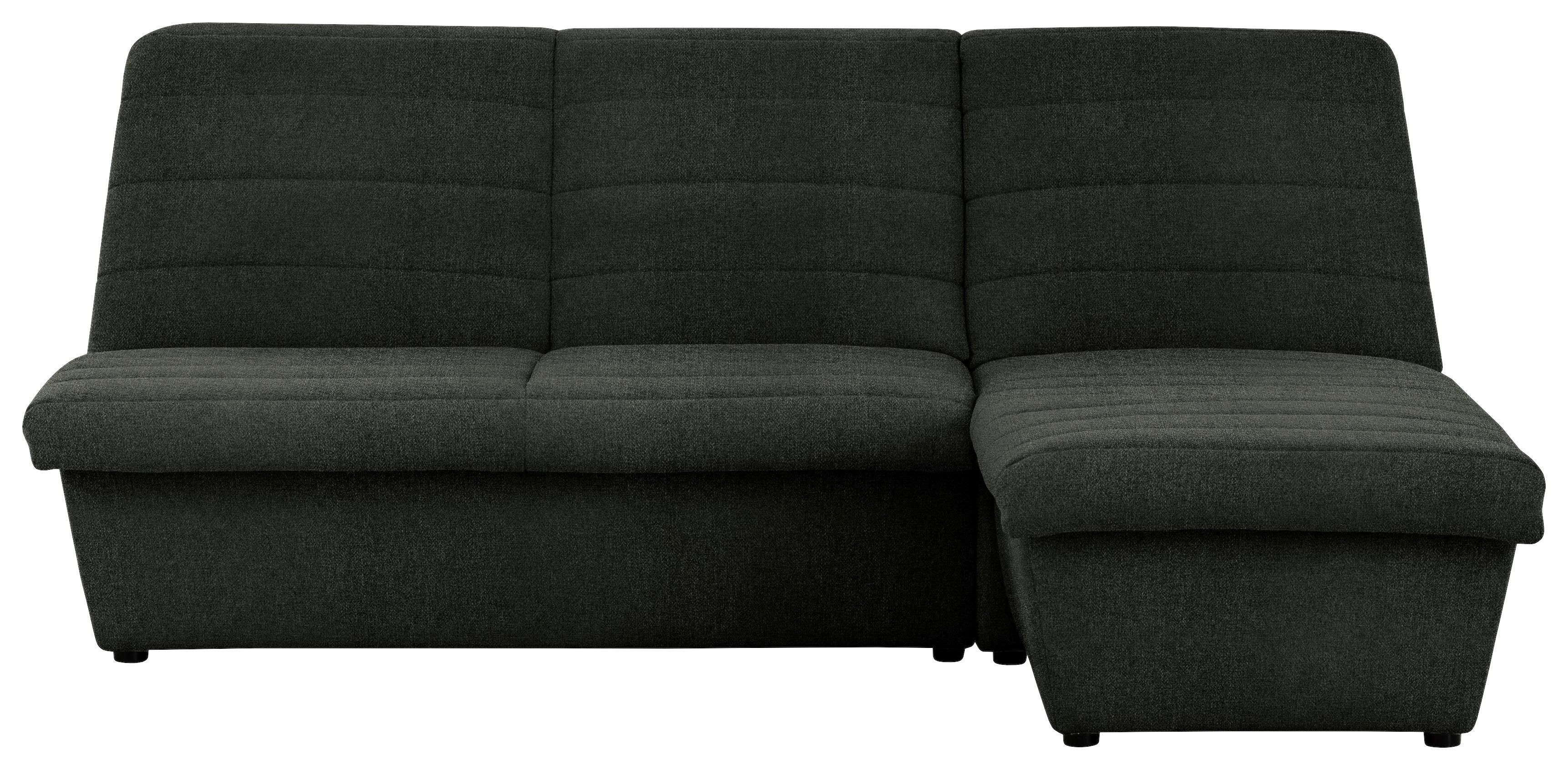 Ecksofa Looks Viii - Dunkelgrün/Schwarz, Design, Textil (214/168cm) - LOOKS by W.Joop