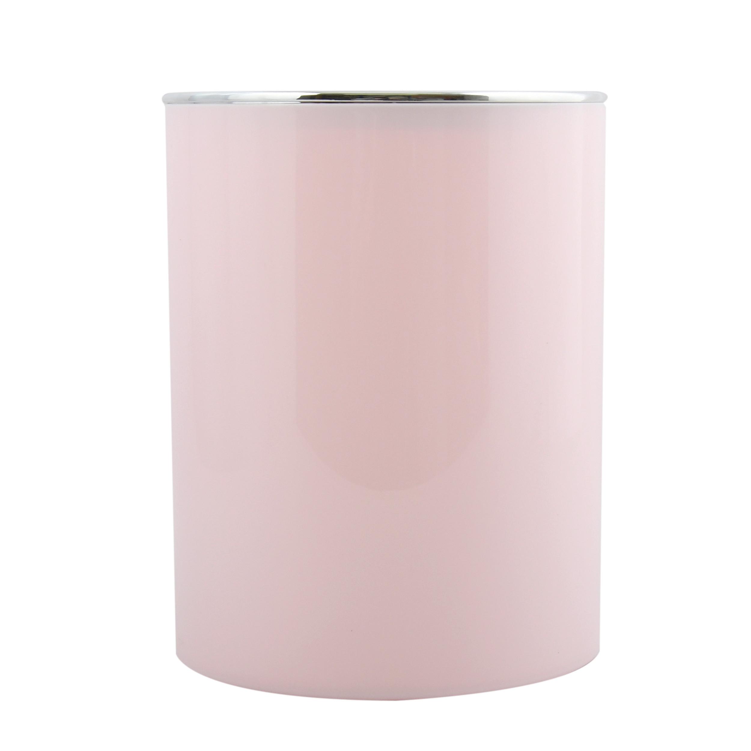 SCHWINGDECKELEIMER KAMAKA ROSA - Rosa, Basics, Kunststoff (19/19/24.2cm) - MSV
