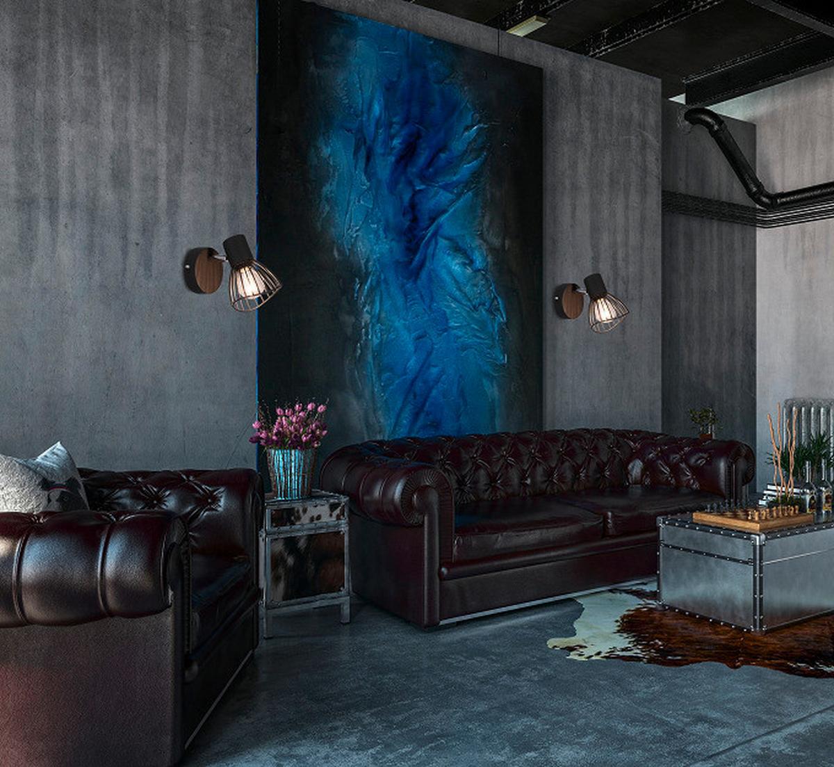 Wandstrahler 91-61881 - Schwarz, Basics, Metall (8/12/12cm)