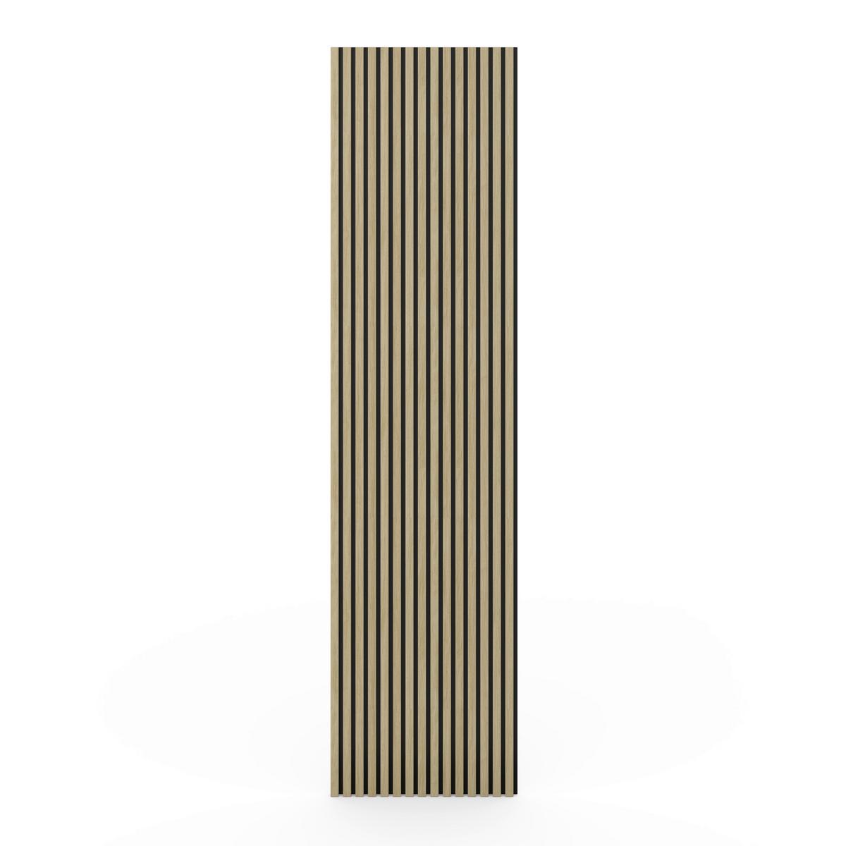 Akustický panel Rico, 60x240 - farba duba, Modern, drevo/kompozitné drevo (60/240/2,1cm)