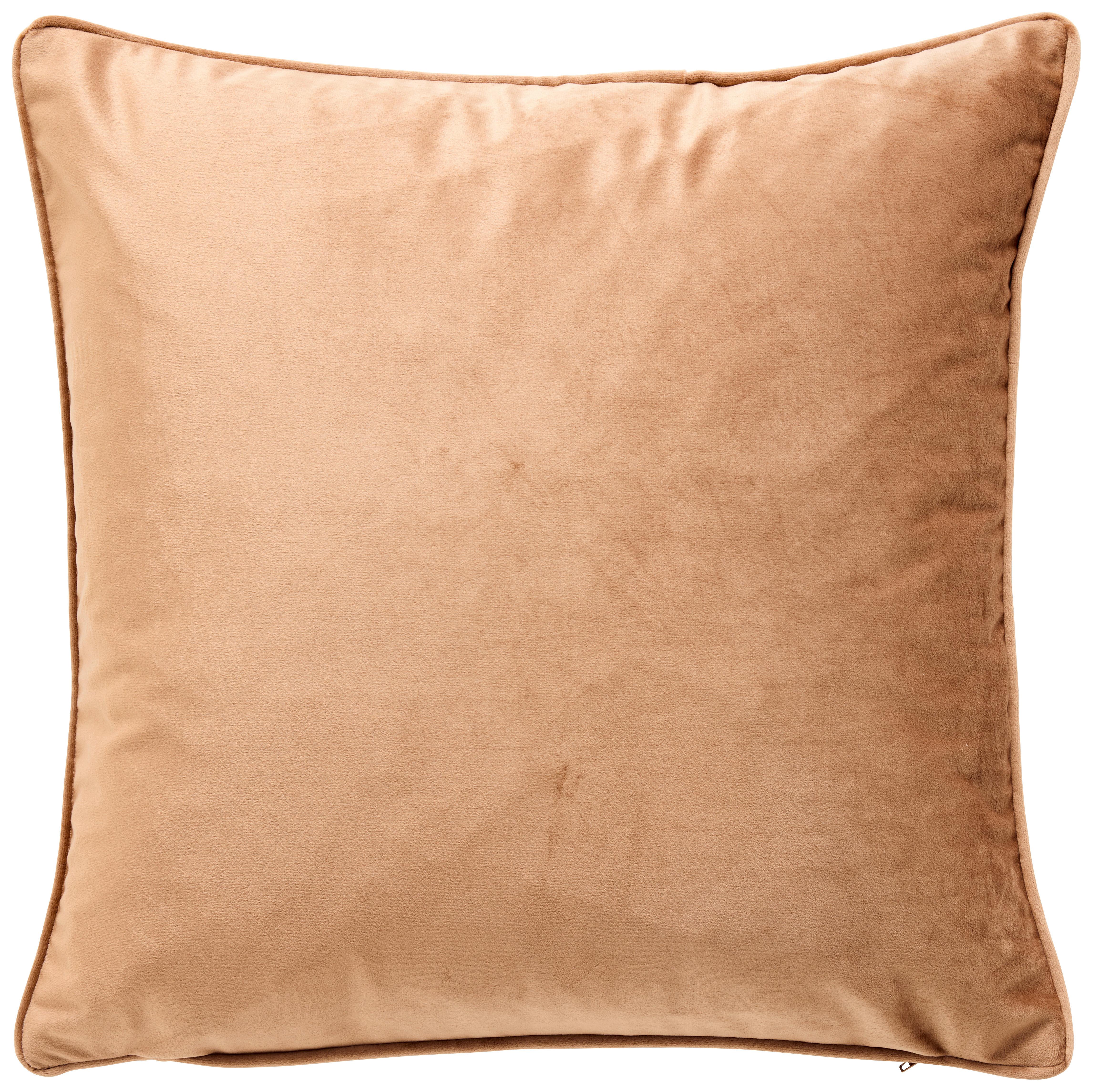 DEKORAČNÝ VANKÚŠ VIOLA - hnedá, Konventionell, textil (45/45cm) - Premium Living