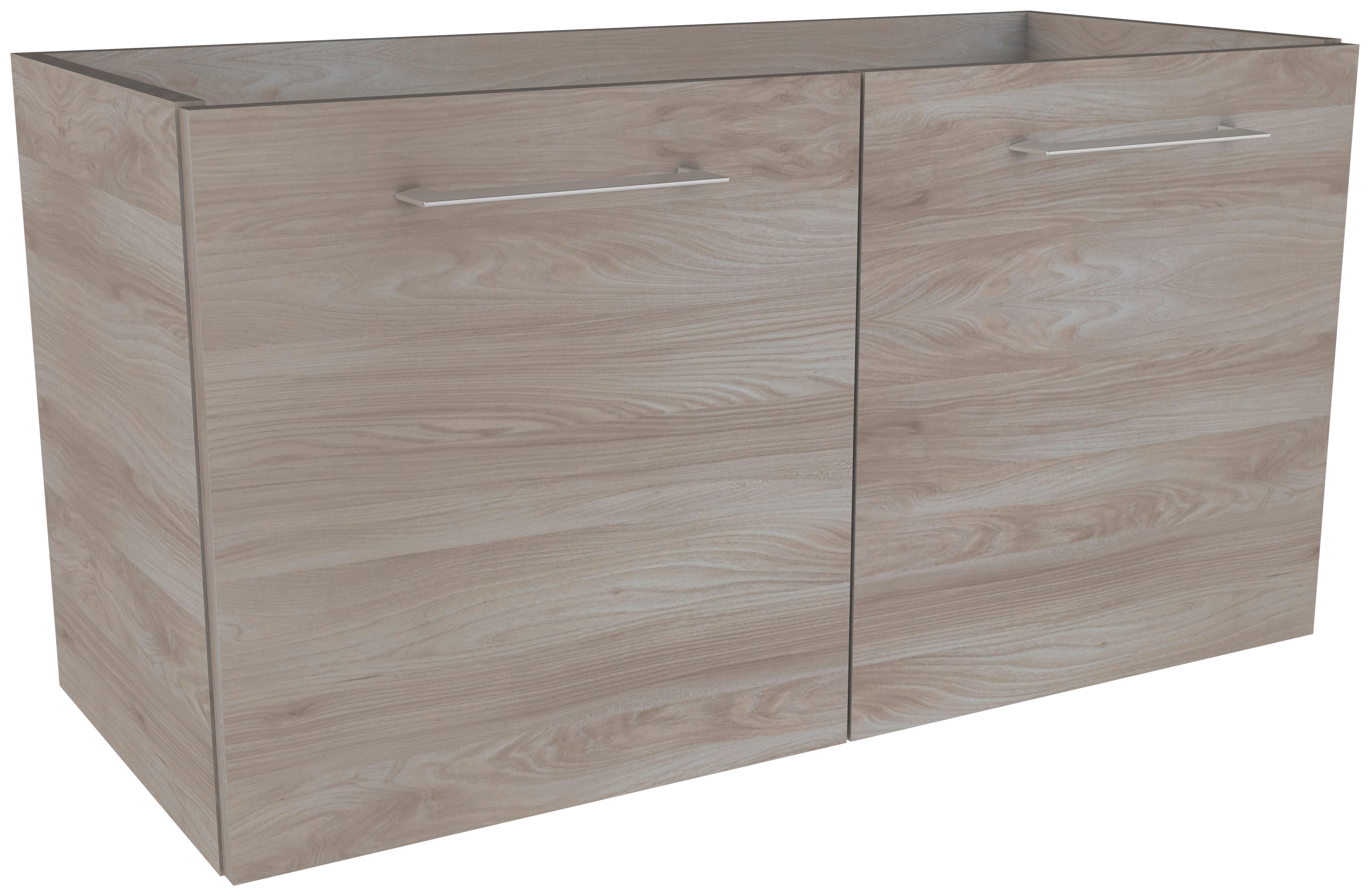 Waschtischunterschrank mit Türdämpfer Lima B: 80 cm Esche - Eschefarben, MODERN, Holzwerkstoff (80/42/35cm) - MID.YOU