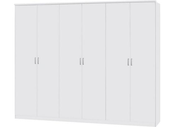 Drehtürenschrank 271cm Lemgo, Weiß Dekor - Weiß, KONVENTIONELL, Holz (271/212/54cm) Drehtürenschrank 271cm Lemgo, Weiß Dekor - Weiß, KONVENTIONELL, Holz (271/212/54cm)