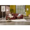 Ecksofa Hannah Rot 170x252 Cm - Rot/Schwarz, Design, Textil (170/252cm) - MID.YOU