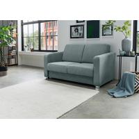 Schlafsofa Mia, Mintgrün B: 159 Cm - Chromfarben/Mintgrün, Basics, Textil (159/88/87cm) - Livetastic
