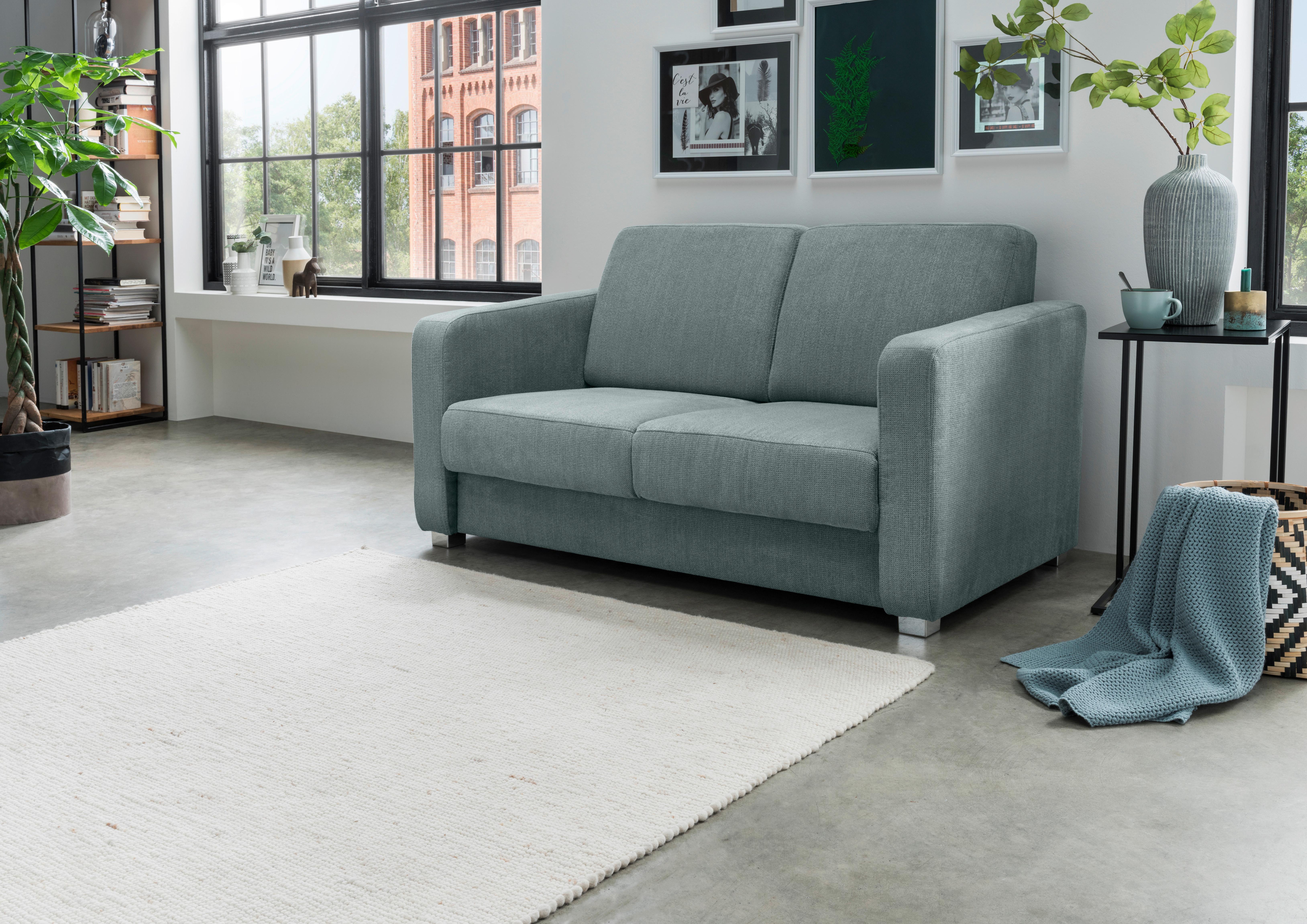 Schlafsofa Mia, Mintgrün B: 159 cm