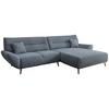 Ecksofa Drago Hellblau S: 290/166 cm - Wildeiche/Hellblau, MODERN, Holz/Textil (290/166cm) - MID.YOU