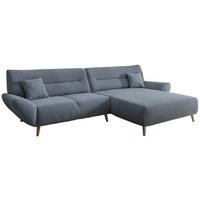 Ecksofa Drago Hellblau S: 290/166 Cm - Wildeiche/Hellblau, MODERN, Holz/Textil (290/166cm) - MID.YOU