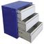 Werkstattschrank 3 Laden 67cm Grau/blau - Blau/Grau, KONVENTIONELL, Metall (67/84,5/46,5cm) - Erba Werkstattschrank 3 Laden 67cm Grau/blau - Blau/Grau, KONVENTIONELL, Metall (67/84,5/46,5cm) - Erba