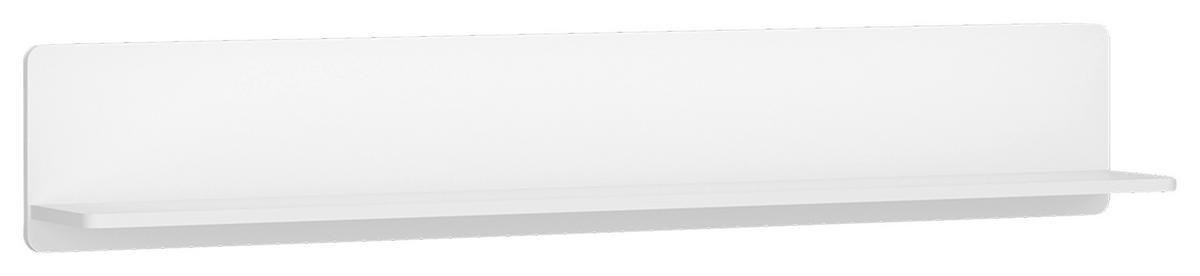 Wandboard Lazio Weiß B: 140 Cm - Weiß, Trend, Holzwerkstoff (140/24/21,6cm)