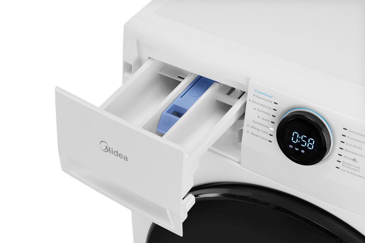 Waschmaschine Mf200W90wb-14a 9 Kg 1300 U/Min Turbo Wash - Weiß, Basics (59,5/85/53,5cm) - Midea