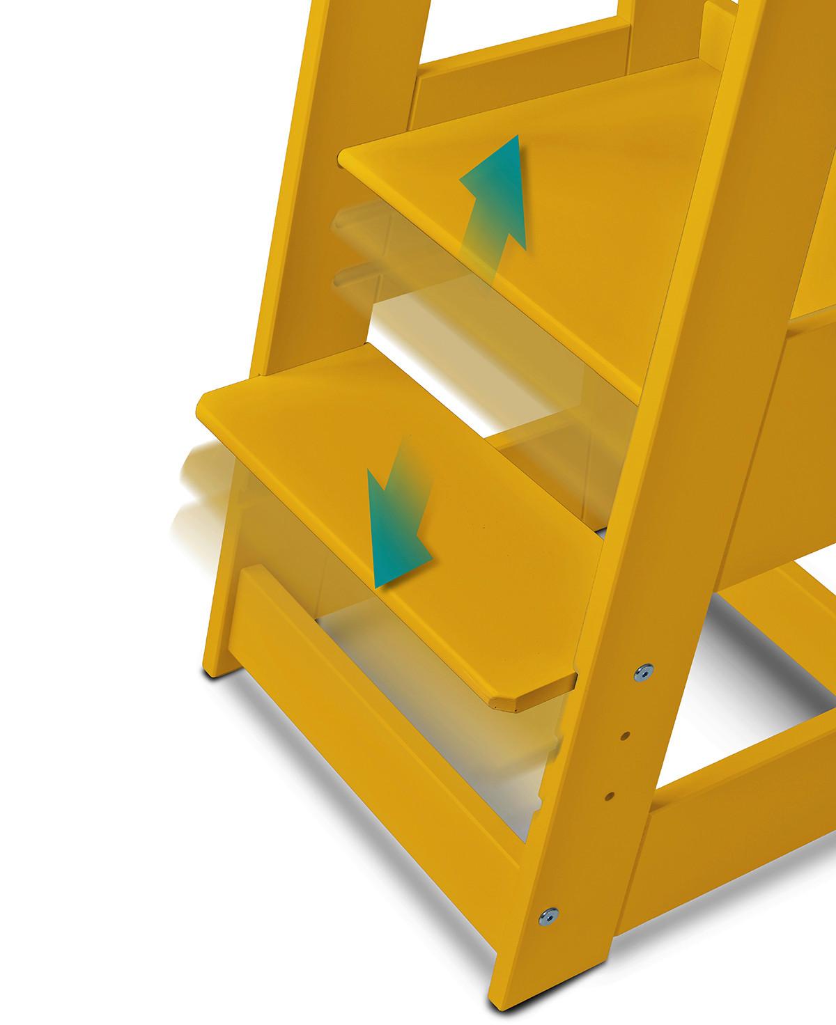 Lernturm Tissi® Felix - Gelb, Design, Holz (40/91/45cm) - tiSsi