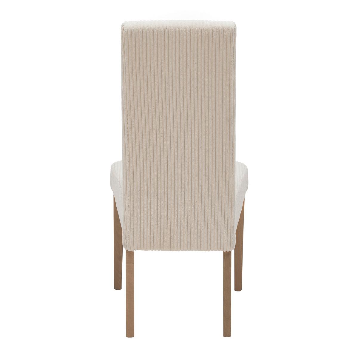 ŽIDLE ROKO - barvy dubu/béžová, Moderní, dřevo/textil (46/101/62cm) - Mömax