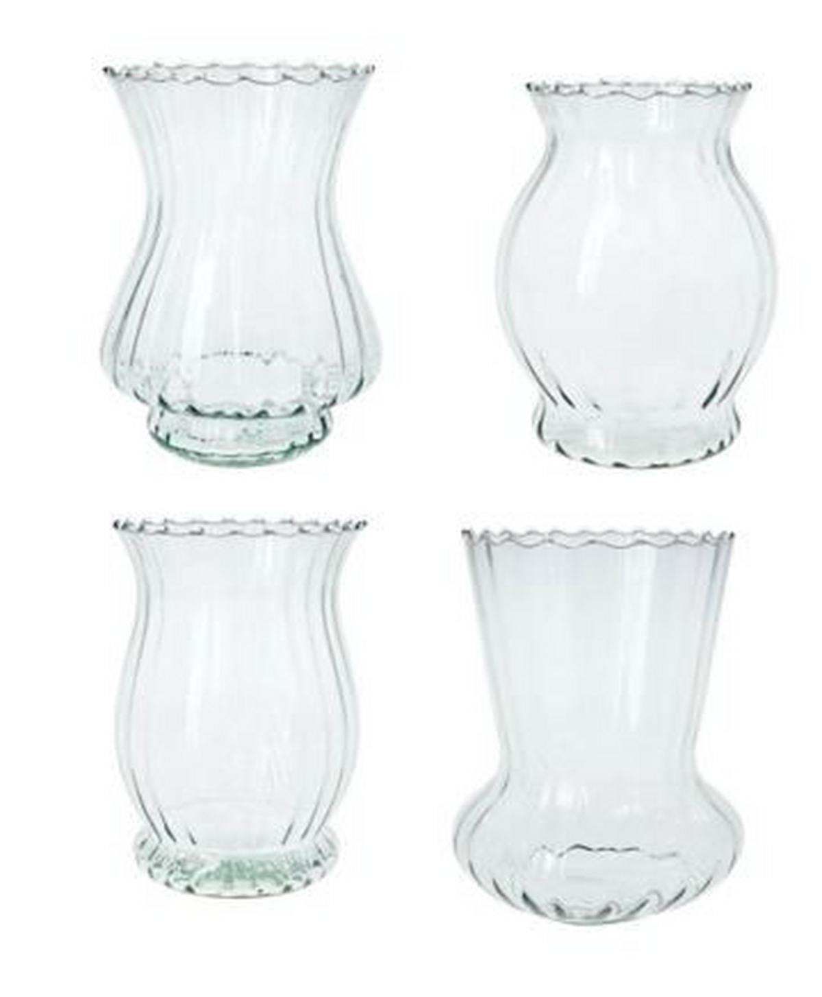 Váza Paola - átlátszó, Konventionell, Üveg (15/20cm) - Ondega