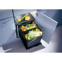 Szemetesvödör Blanco Select Botton Pro Aut. - sötétszürke, műanyag (41,2/35/40cm)