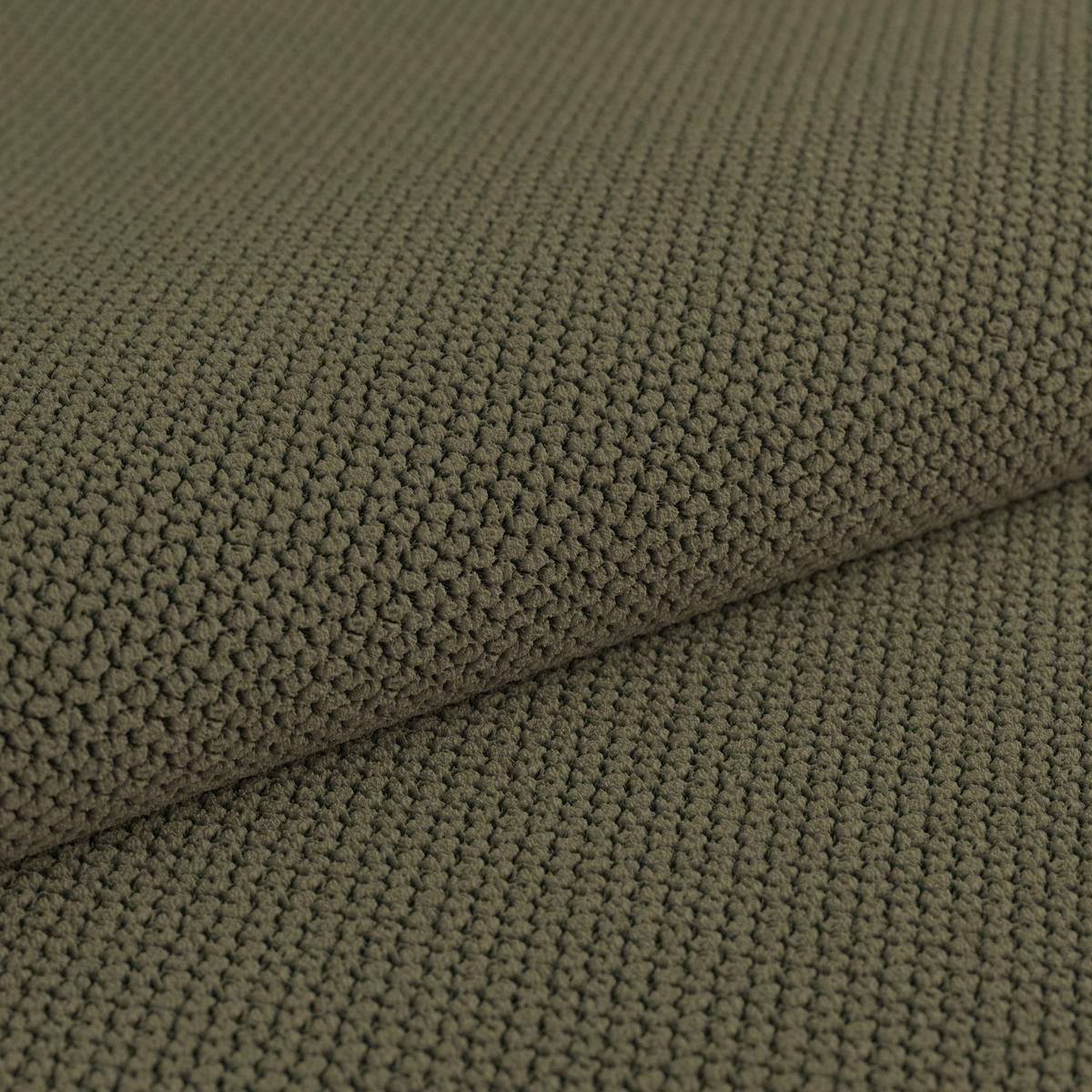 Sitzbank  Beluna II Webstoff grün, B: 120cm - Eichefarben/Schwarz, KONVENTIONELL, Holzwerkstoff/Textil (120/87/67cm) - James Wood