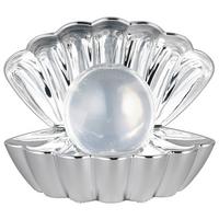 LED-Dekoleuchte Shelly - Chromfarben, Basics, Kunststoff/Metall (17,5/14,5/12,5cm) - Luca Bessoni