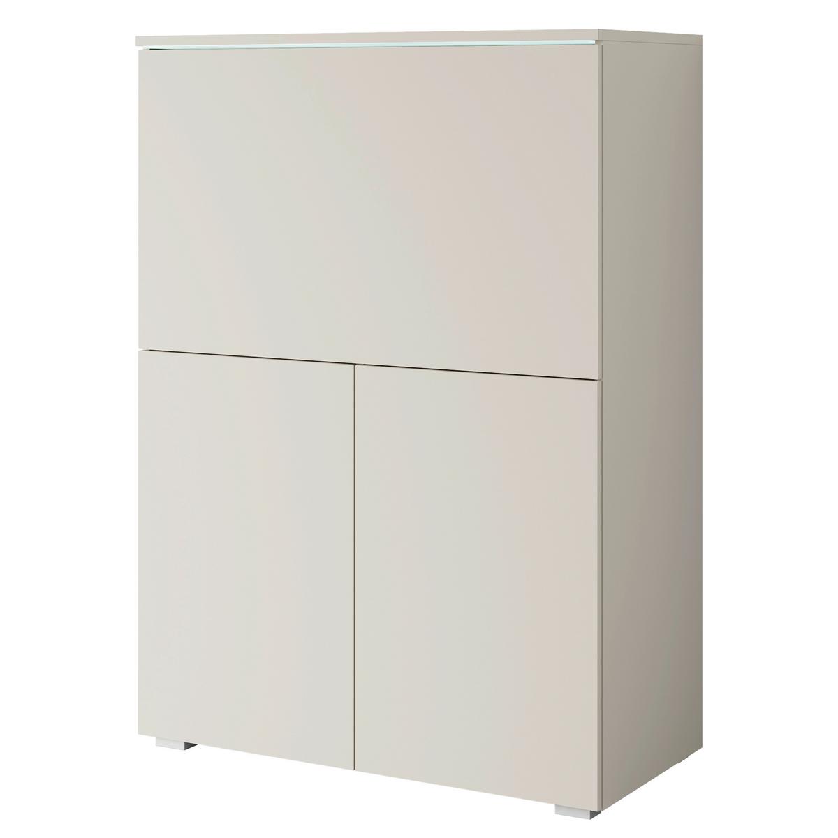 Sekretär Vera Beige/Kaschmir B: 90cm - Kaschmir/Beige, Design, Holzwerkstoff (90/125,1/42cm) - Livetastic