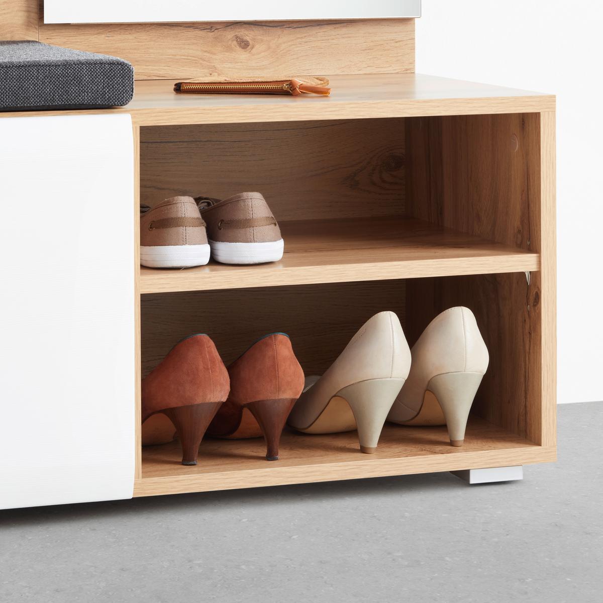 ŠATNÍ LAVICE FUNNY - Konvenční, kompozitní dřevo (126/42/40cm) - Mömax