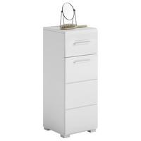 Unterschrank Linus Weiß B: 60 cm - Weiß Hochglanz/Weiß, MODERN, Holzwerkstoff (60/70/30cm) - MID.YOU