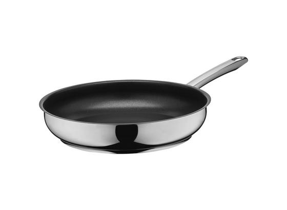 Stielpfanne Calabria, DM 28cm - Silberfarben/Schwarz, Basics, Metall (28cm) - Silit Stielpfanne Calabria, DM 28cm - Silberfarben/Schwarz, Basics, Metall (28cm) - Silit
