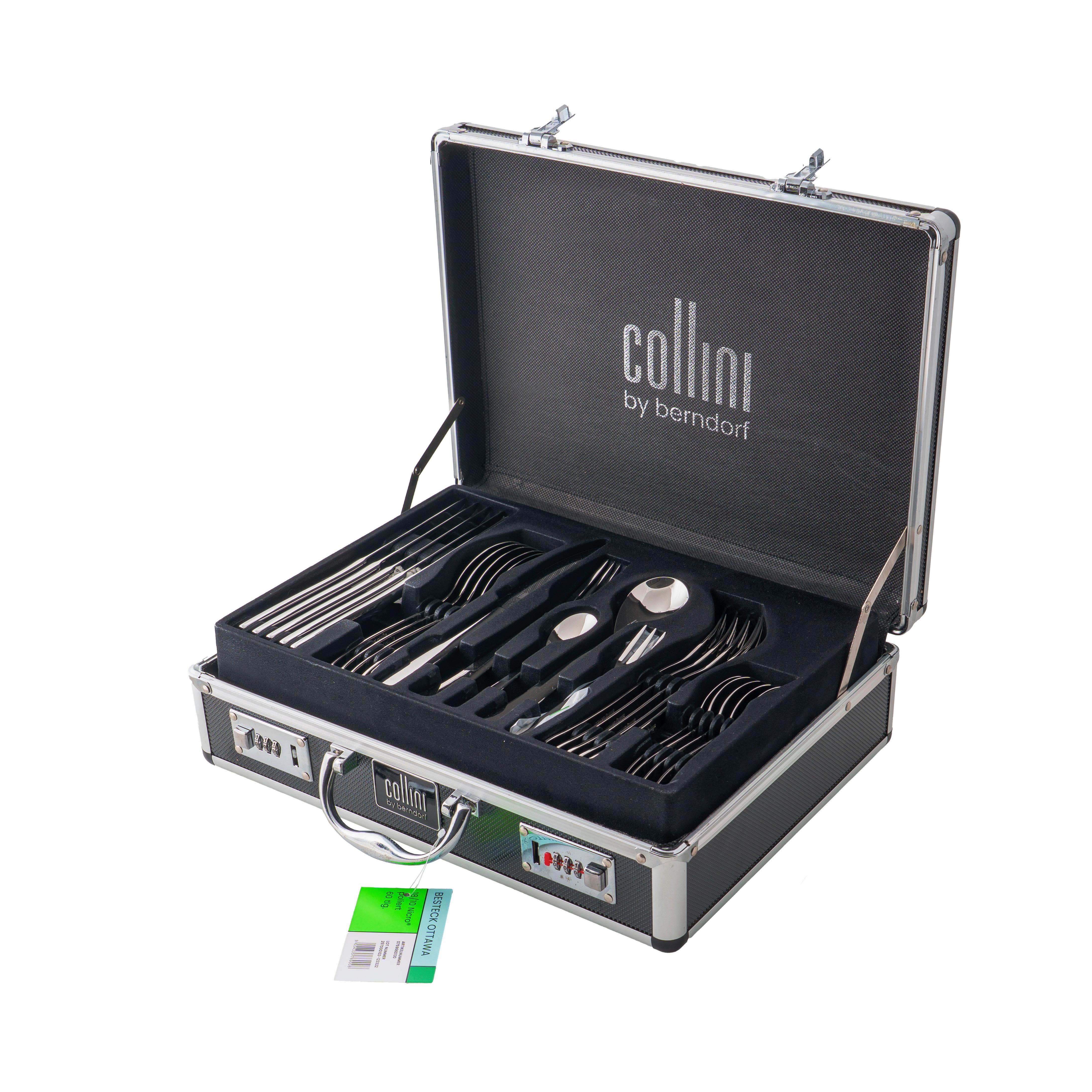 Besteckset Ottawa - Silberfarben, Basics, Metall - Collini