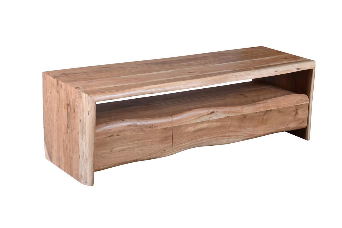 Lowboard Akazie B: 146cm - Naturfarben, Design, Holz (146/46/50cm) - MID.YOU
