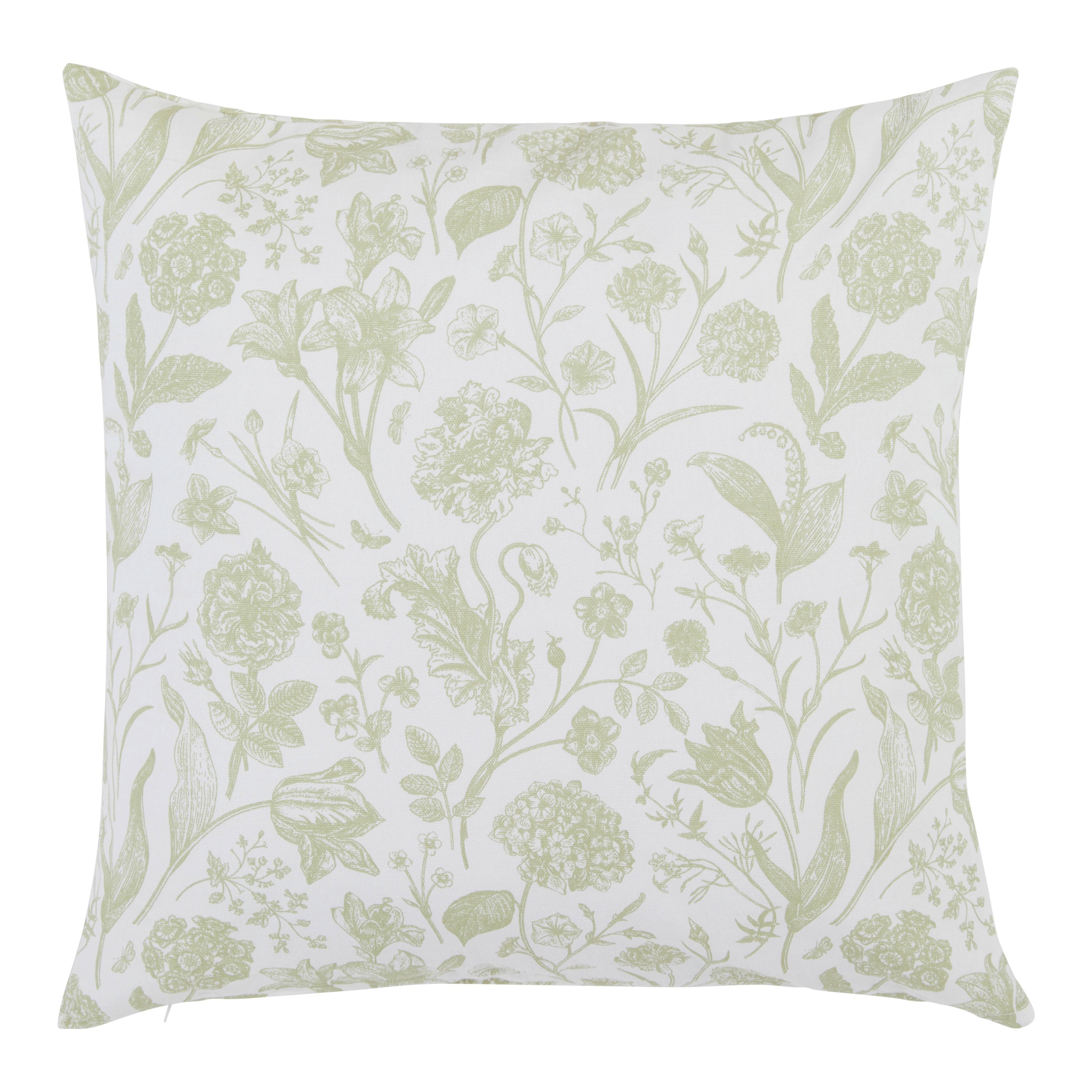 Zierkissen Lisa - Grün, MODERN, Textil (45/45cm) - Luca Bessoni