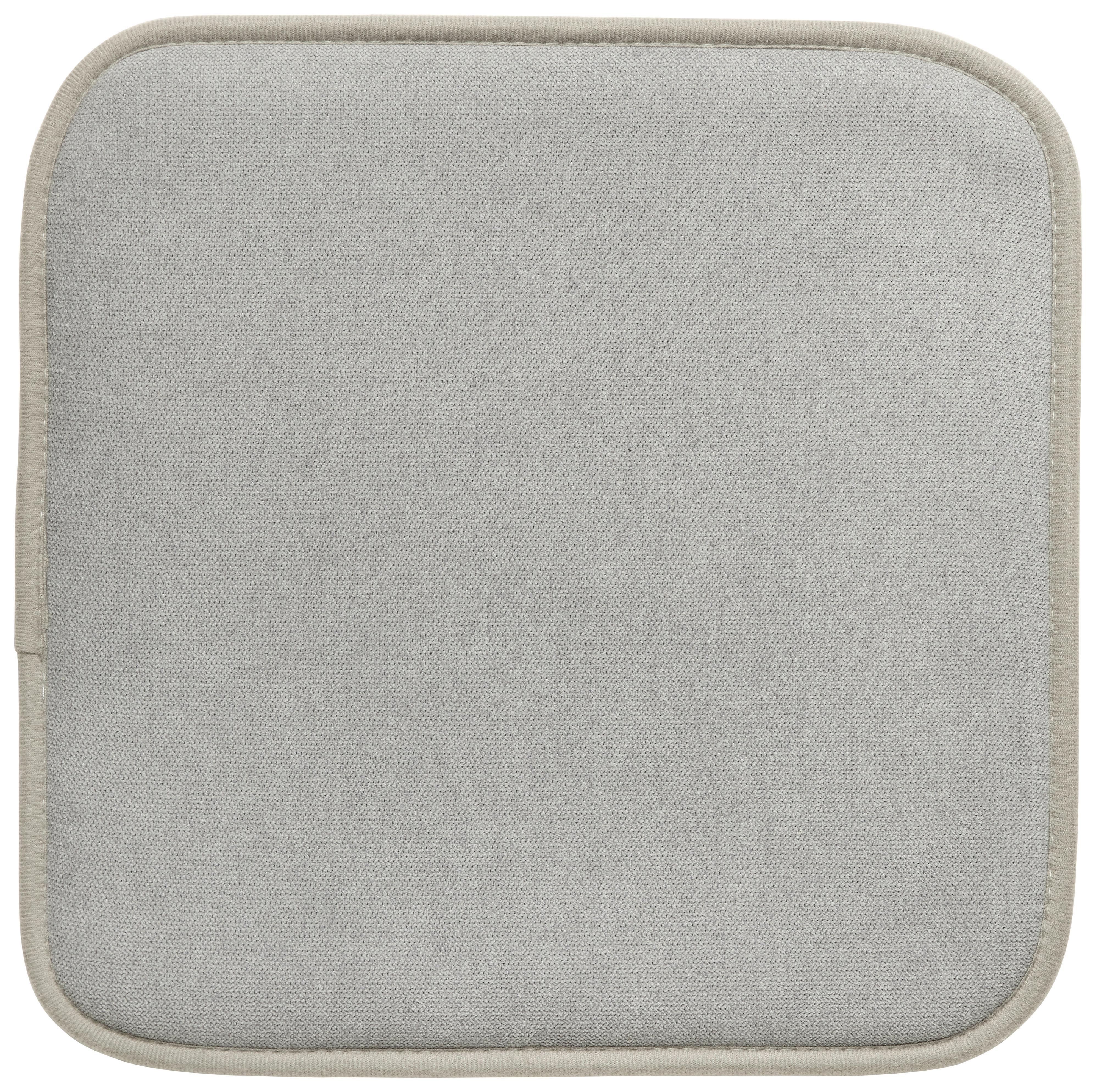 Poduška Na Sedenie Spirit, 38/38cm, Svetlosivá - svetlosivá, Konvenčný, textil (38/38cm) - Premium Living