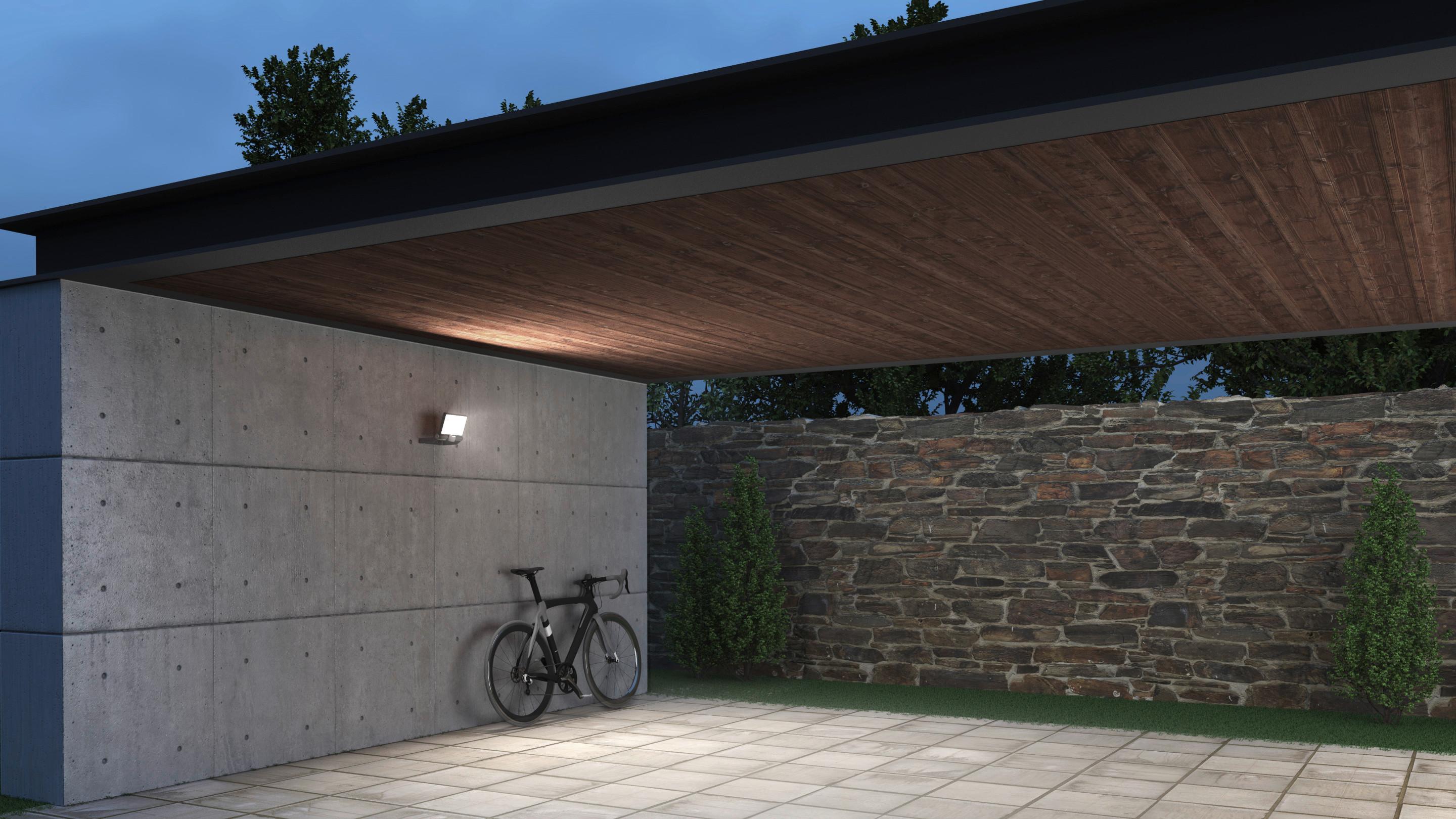 Led-außenleuchte Xled One Aluminium - Anthrazit, Design, Metall (17,3/22,9/19,5cm) - Steinel