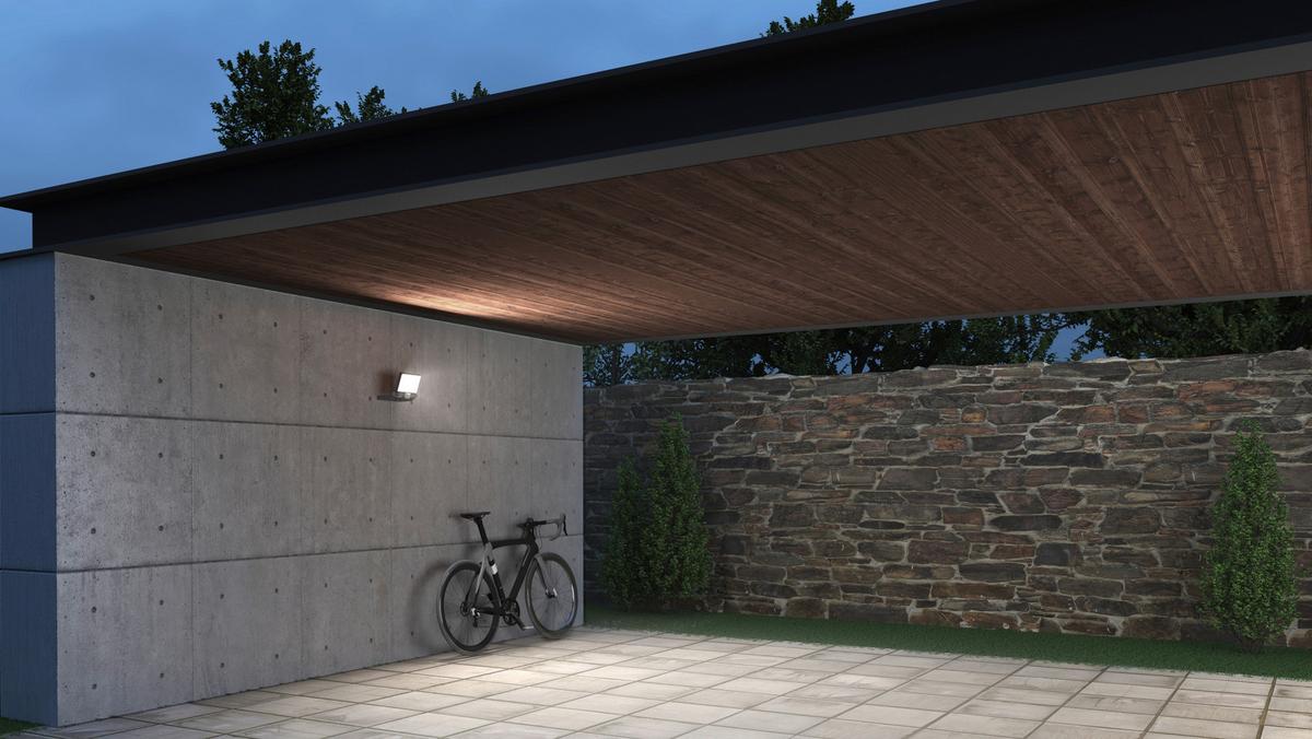 Led-außenleuchte Xled One Aluminium - Anthrazit, Design, Metall (17,3/22,9/19,5cm) - Steinel