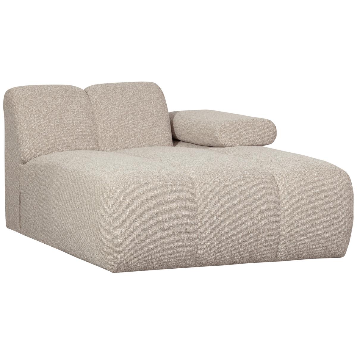 Sofaelement Mojo Beige B: 162cm - Beige/Schwarz, Design, Textil (162/74/124cm) - Livetastic