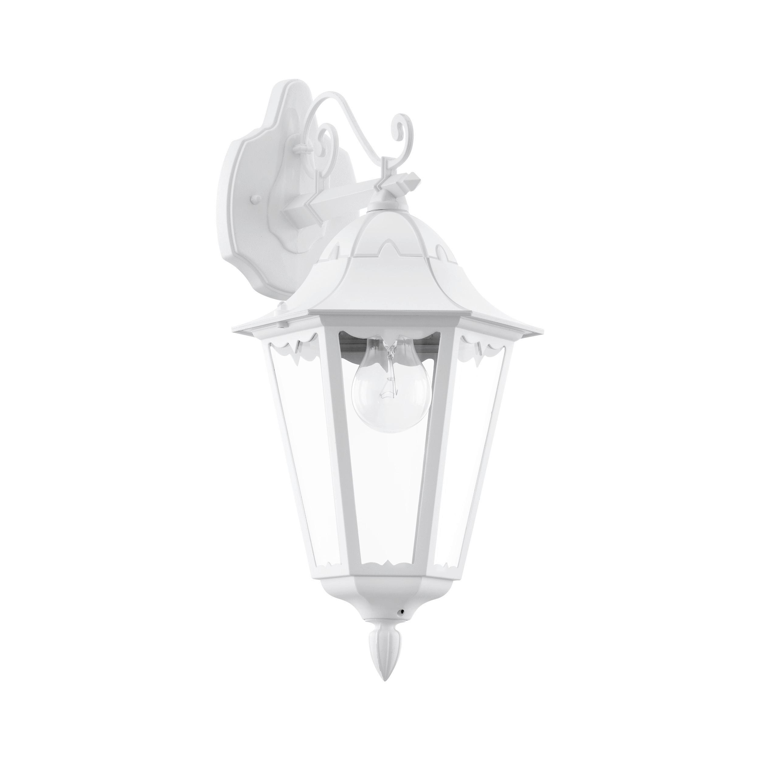 Led-wandleuchte Navedo 1-Flammig - Klar/Weiß, Basics, Glas/Metall (20cm) - Eglo