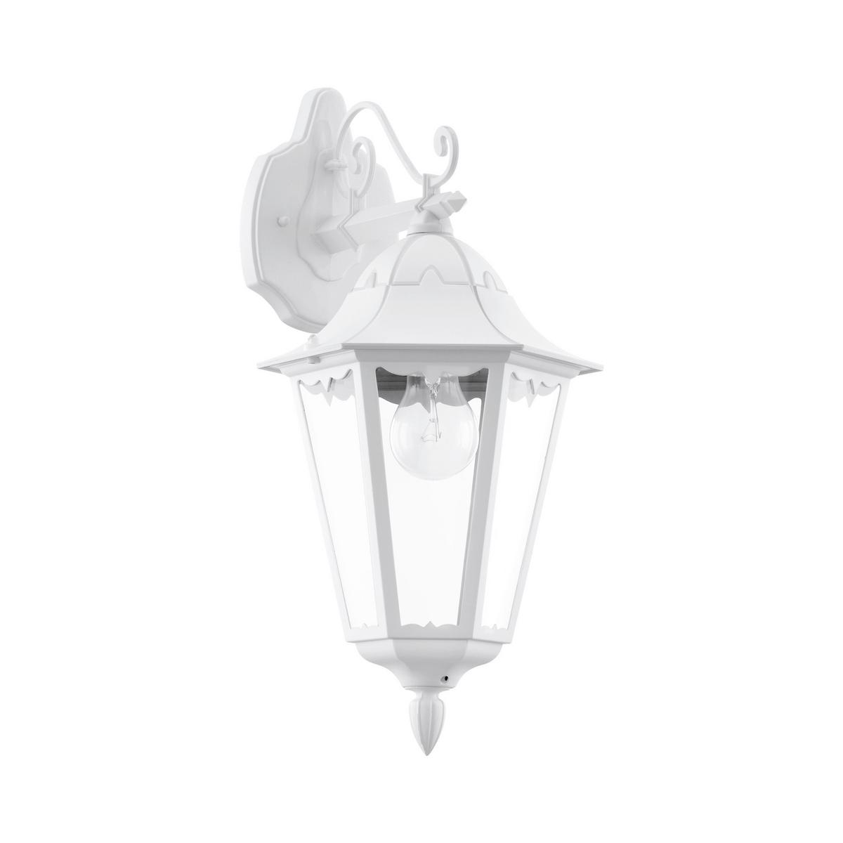 Led-wandleuchte Navedo 1-Flammig - Klar/Weiß, Basics, Glas/Metall (20cm) - Eglo
