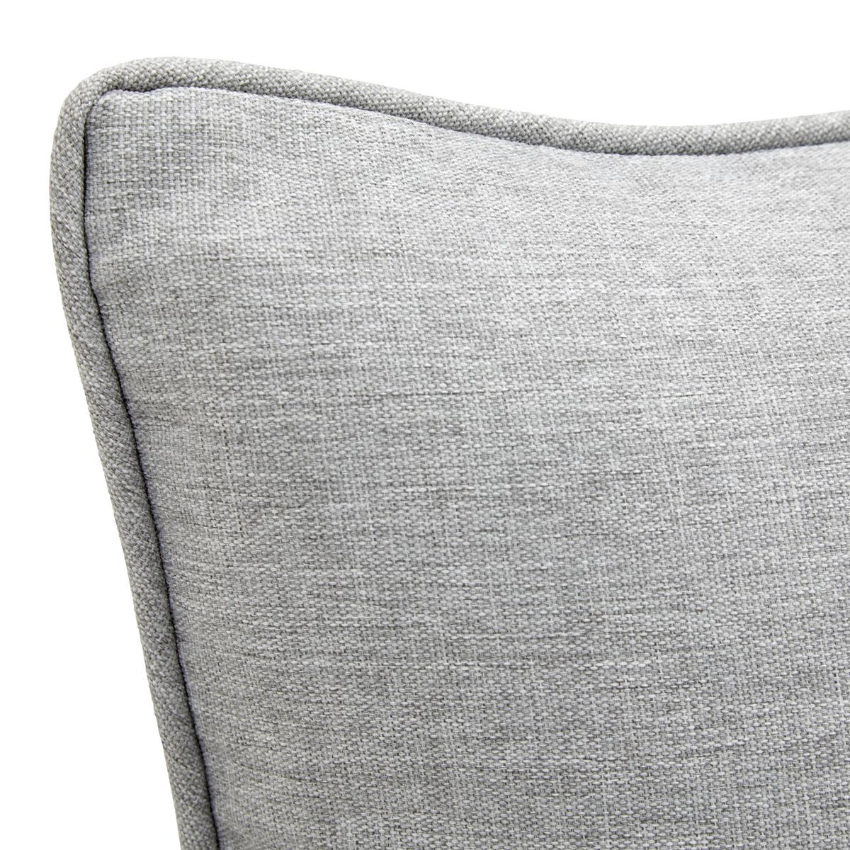 Zahradní lehátko NORAH - šedá, Moderní, kov/textil (180/51/87cm) - Bessagi Garden