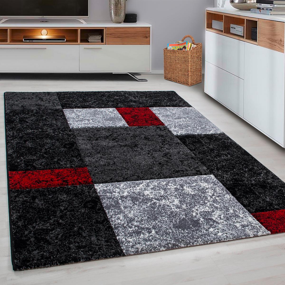 Webteppich Rot Naturfaser Hawaii 80x150 cm - Rot, KONVENTIONELL, Textil (80/150cm)