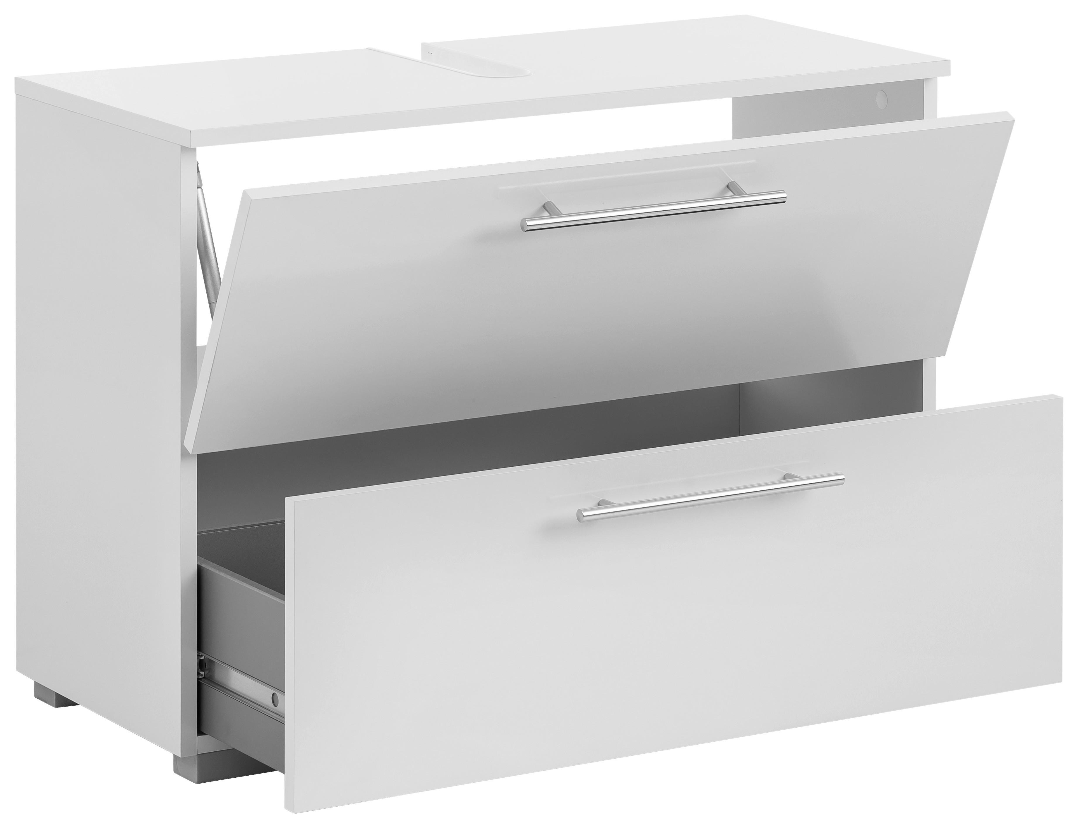 MID.YOU Waschbeckenunterschrank Carlos B: 80,2 cm Weiß