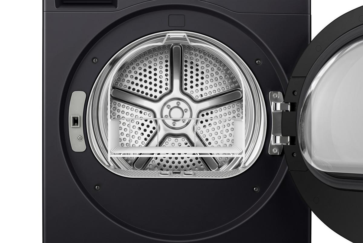 Wärmepumpentrockner Dh7s107bb - Schwarz, Basics, Glas/Kunststoff (59,5/84,5/64cm) - Hisense