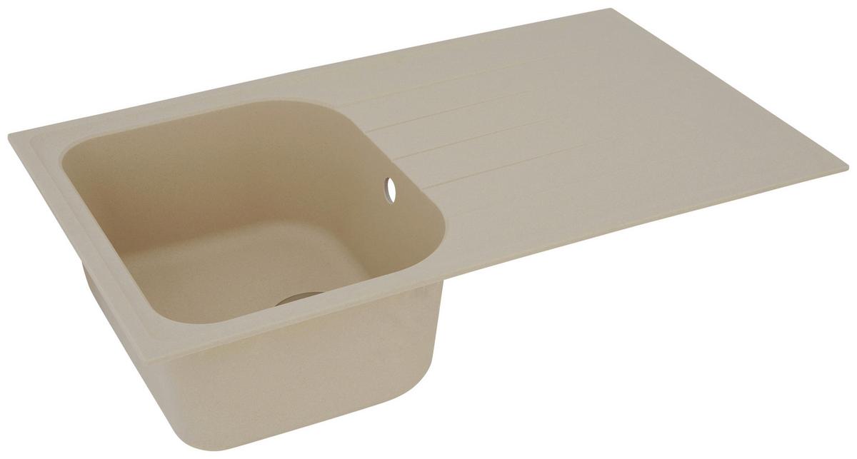 Spüle Respekta Granitspüle - Beige, Trend, Stein (86/20,9/50cm) - Respekta