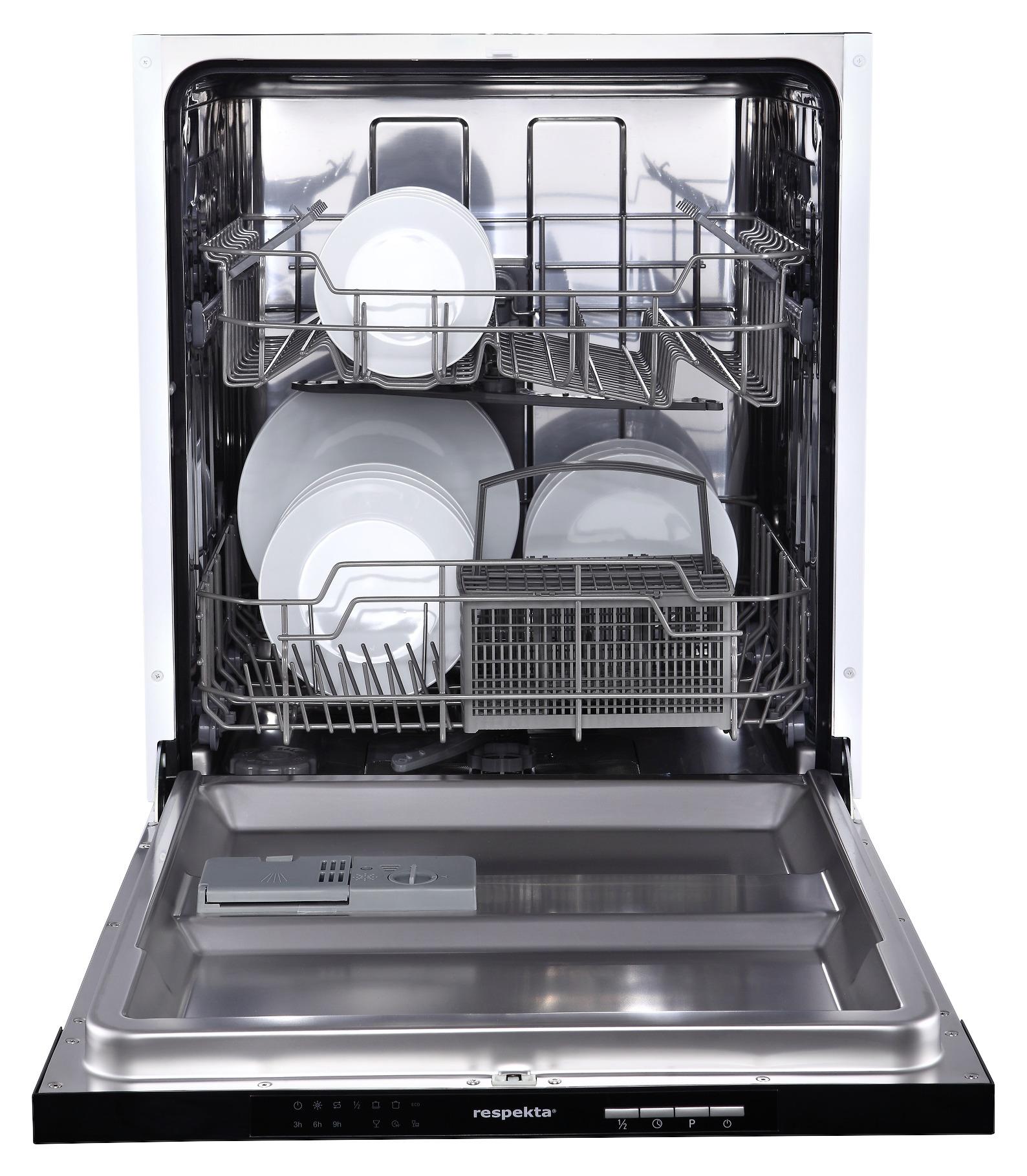Weiß, E-Klasse: E • 6 Programme • inkl. Besteckkorb • B/H/T: ca. 44,8/82/55 cm