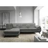 Ecksofa Imo Grau 201x274 cm - Schwarz/Grau, Design, Textil (201/274cm) - MID.YOU