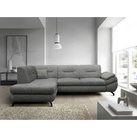 Ecksofa Imo Grau 201x274 cm - Schwarz/Grau, Design, Textil (201/274cm) - MID.YOU