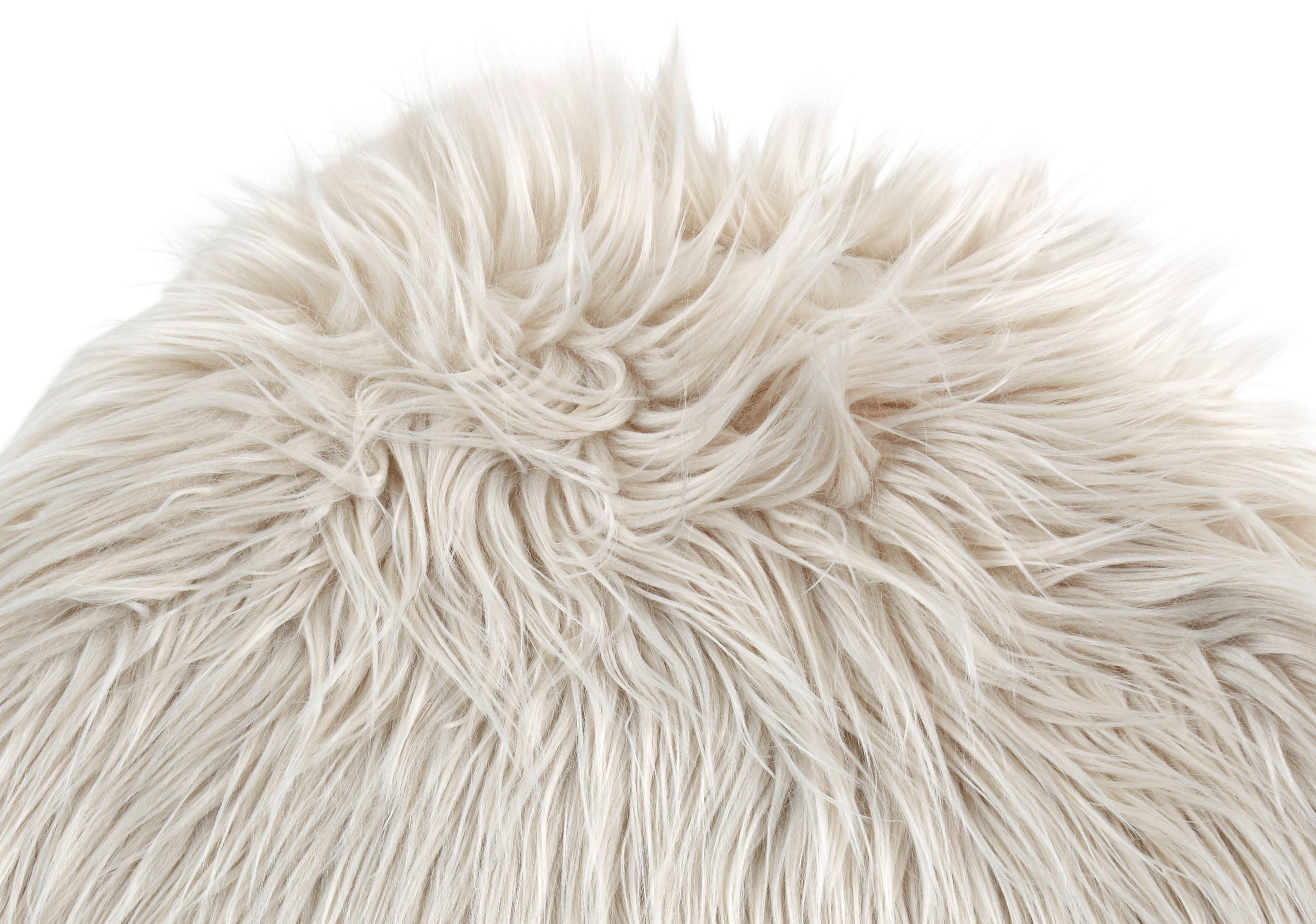Sitzkissen Hunter Ø 38 Cm Silberfarben - Silberfarben, ROMANTIK / LANDHAUS, Textil (38cm) - James Wood