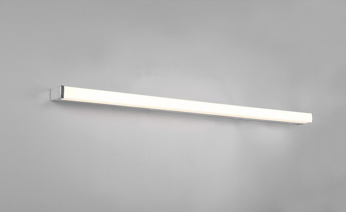 Led Bad-wandleuchte Fabio Ip44 Warmweiß/tageslichtweiß - Chromfarben/Weiß, Basics, Kunststoff/Metall (3,8/120/7,9cm) - Trio Leuchten