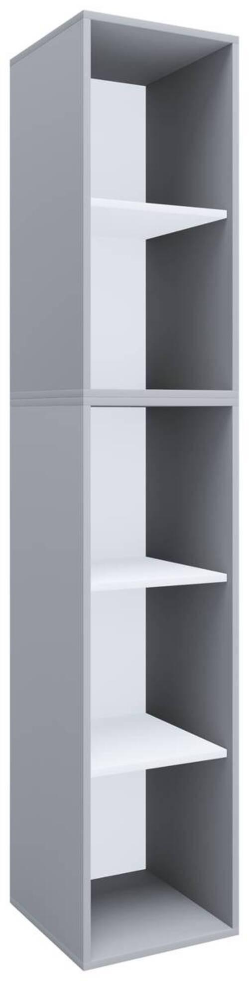 Aktenregal Lona Grau B: 35 cm - Grau, MODERN (35/183/37cm) - MID.YOU